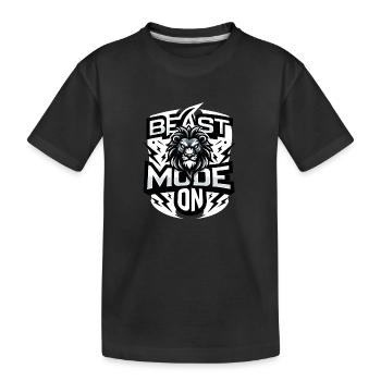 Bête féroce - T-shirt bio Premium Enfant - noir - Devant