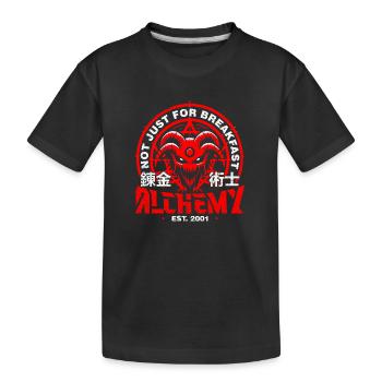 Fullmetal Alchemist Symbole D’alchimie Rouge - T-shirt bio Premium Enfant - noir - Devant
