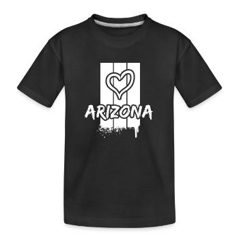 Cadeau pour l’Arizona - T-shirt bio Premium Enfant - noir - Devant