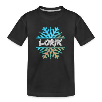 Lorik - T-shirt bio Premium Enfant - noir - Devant