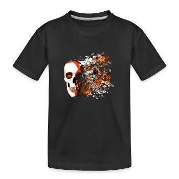 skull explosion - T-shirt bio Premium Enfant - noir - Devant