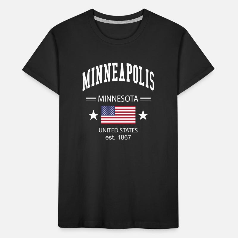 Minneapolis T-shirt bio Premium Enfant