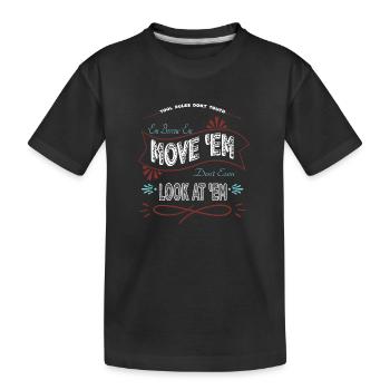 awesome baseballshirt motocycle car present funny - Kinder Premium Bio T-Shirt - Schwarz - Vorne