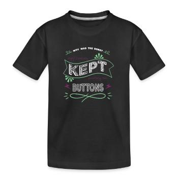 déclaration bot d’ingénierie biomédicale citation amusante - T-shirt bio Premium Enfant - noir - Devant
