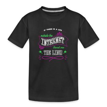 computer science humor funny quote present - Kinder Premium Bio T-Shirt - Schwarz - Vorne