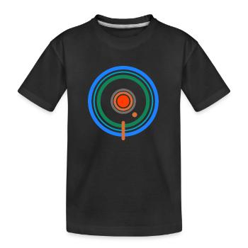LUNDI BLEU - T-shirt bio Premium Enfant - noir - Devant