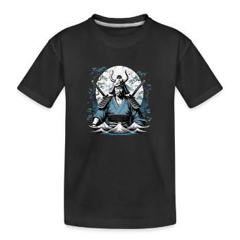Samurai-Krieger - Japan - Kinder Premium Bio T-Shirt - Schwarz - Vorne