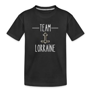 team lorraine - T-shirt bio Premium Enfant - noir - Devant