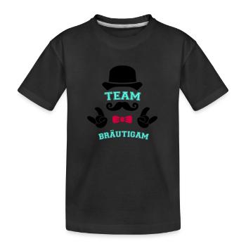 Équipe Groom - T-shirt bio Premium Enfant - noir - Devant
