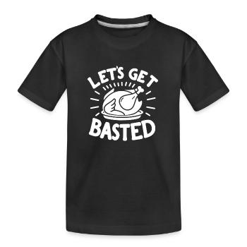 Lass uns basteln - Kinder Premium Bio T-Shirt - Schwarz - Vorne
