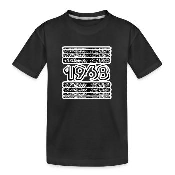Année 1968 - T-shirt bio Premium Enfant - noir - Devant