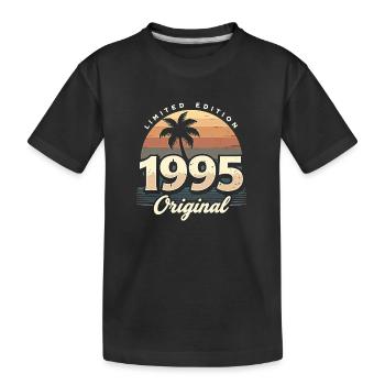 30ème Anniversaire Original - Vintage Vintage 1995 - T-shirt bio Premium Enfant - noir - Devant