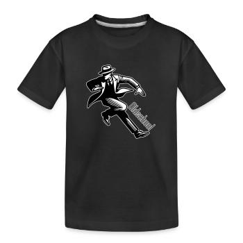 Messieurs des années 1930 - Design à l’ancienne - T-shirt bio Premium Enfant - noir - Devant