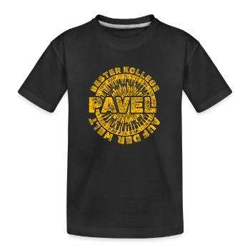 Cadeau pour Pavel - T-shirt bio Premium Enfant - noir - Devant