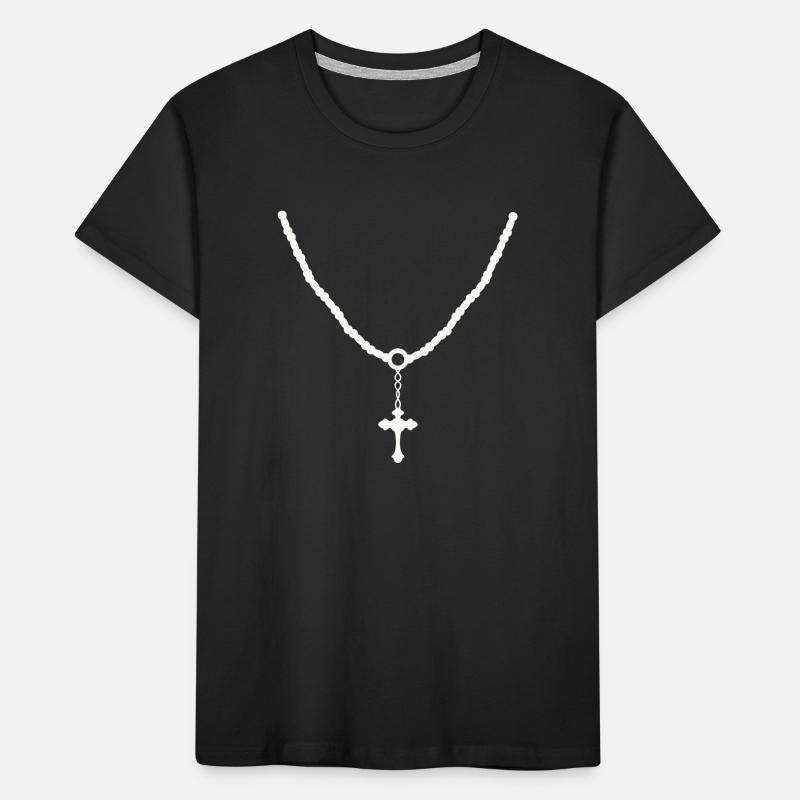 Cross chain Kids' Premium Organic T-Shirt