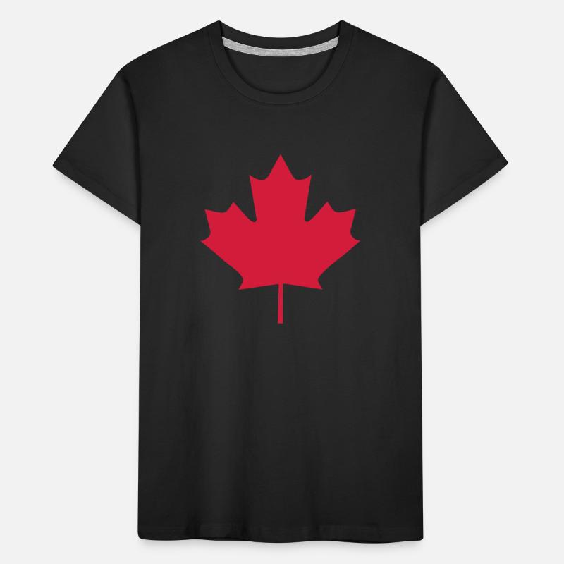 2009 07 15 canada maple leaf 1 T-shirt bio Premium Enfant