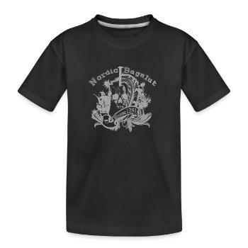 Nordic Bagalut - Kinder Premium Bio T-Shirt - Schwarz - Vorne