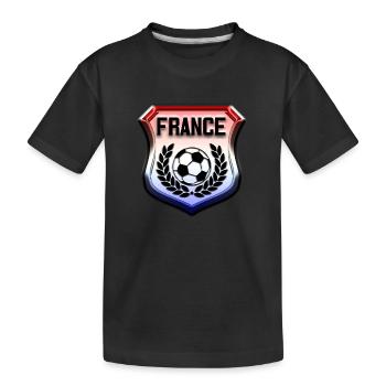 france foot - T-shirt bio Premium Enfant - noir - Devant
