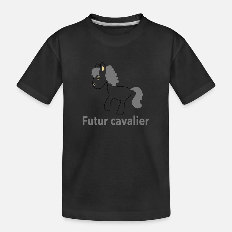bb cavalier - T-shirt bio Premium Enfant - noir