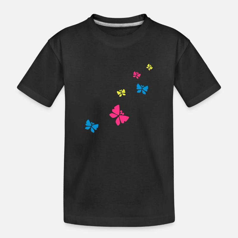 papillon - T-shirt bio Premium Enfant - noir