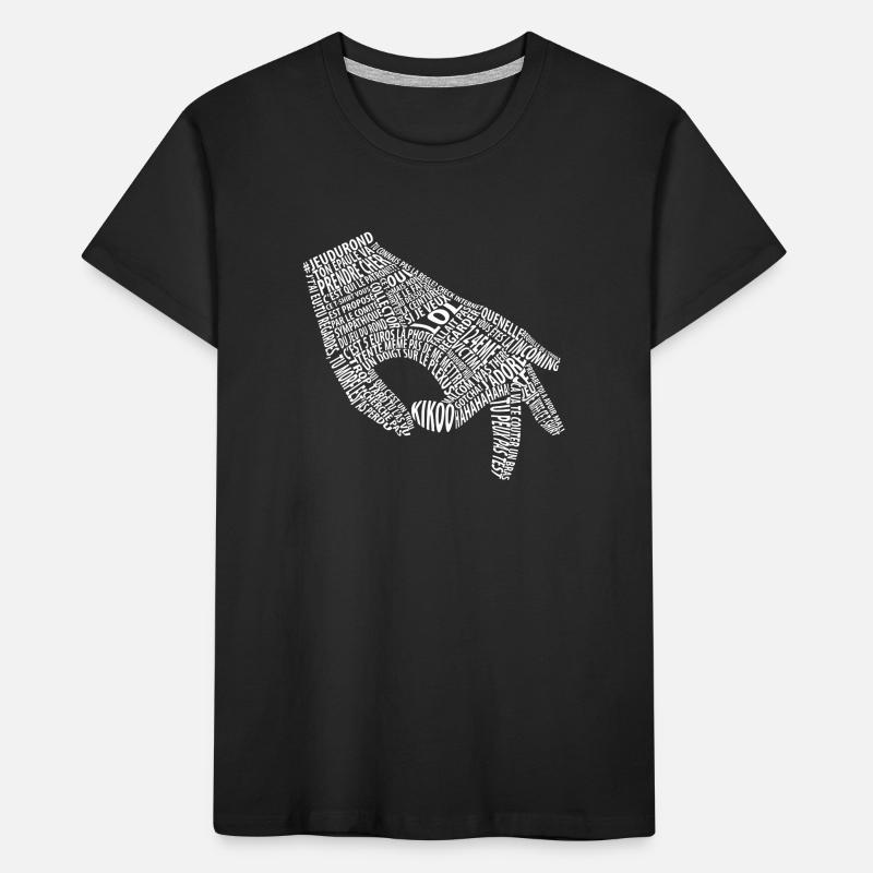 Jeu du rond blanc (mème) T-shirt bio Premium Enfant