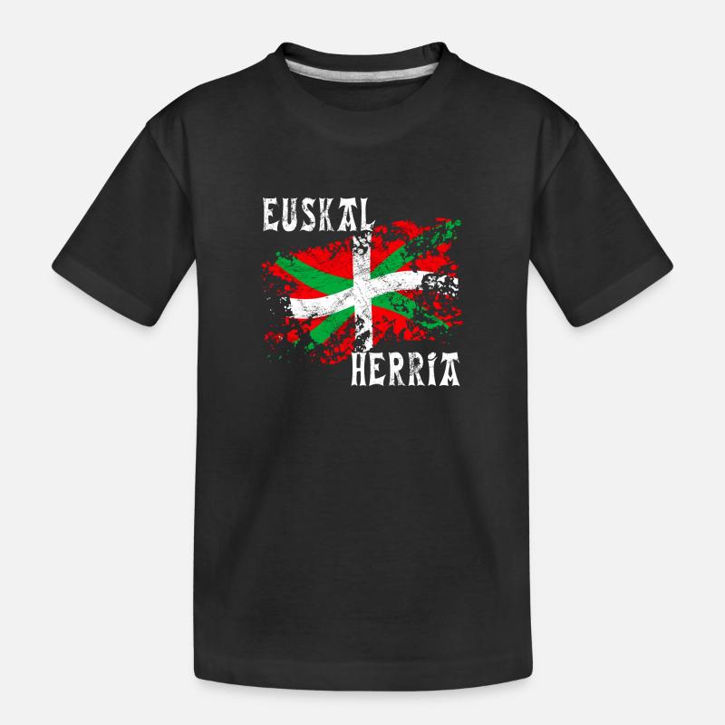 Pays Basque - Euskal Herria 20 - T-shirt bio Premium Enfant - noir