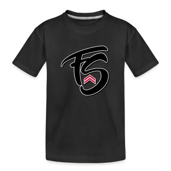 Frischer Stil - Kinder Premium Bio T-Shirt - Schwarz - Vorne