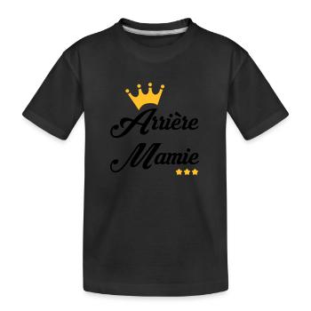 Grandma Oma Großmütter Mamy Mamie Grand-Mère - Kids' Premium Organic T-Shirt - black - Front
