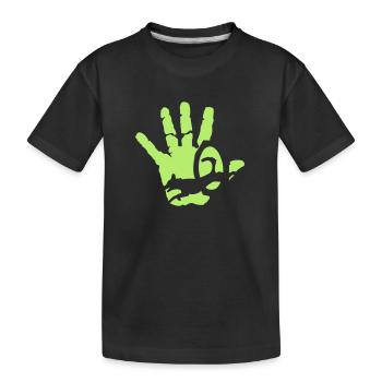 main agility - T-shirt bio Premium Enfant - noir - Devant