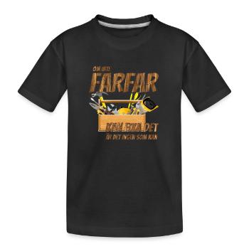 Unless grandpa can fix it, no one can - Kids' Premium Organic T-Shirt - black - Front