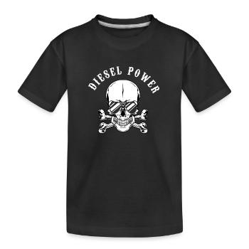 Conception de puissance diesel pour les conducteurs diesel - T-shirt bio Premium Enfant - noir - Devant