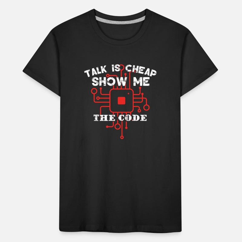 Funny Coding Women Coder Kids' Premium Organic T-Shirt