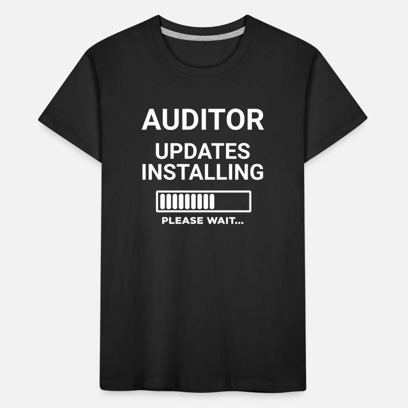 Auditor Updates Installing Please Wait Kids' Premium Organic T-Shirt