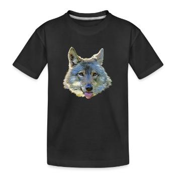 Langue GAIA - T-shirt bio Premium Enfant - noir - Devant