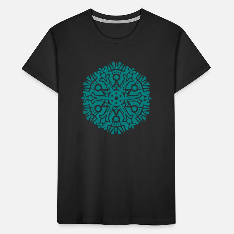 Mandala Maya Pattern Kids' Premium Organic T-Shirt