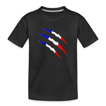 Griffes France - T-shirt bio Premium Enfant - noir - Devant