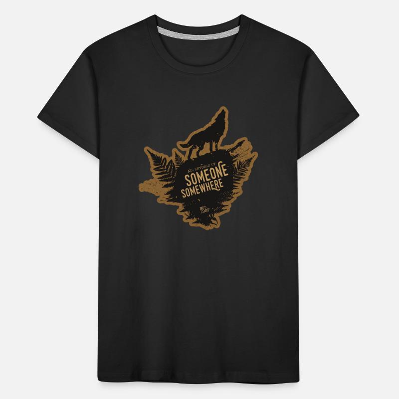SOMEONE SOMEWHERE CREW PATCH Kinder Premium Bio T-Shirt