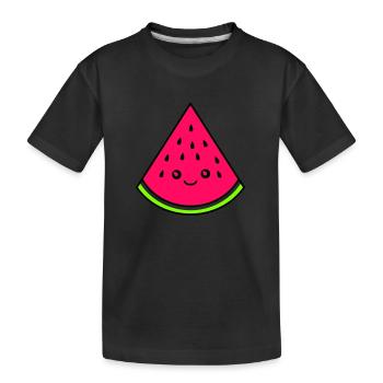 Melon drôle - T-shirt bio Premium Enfant - noir - Devant