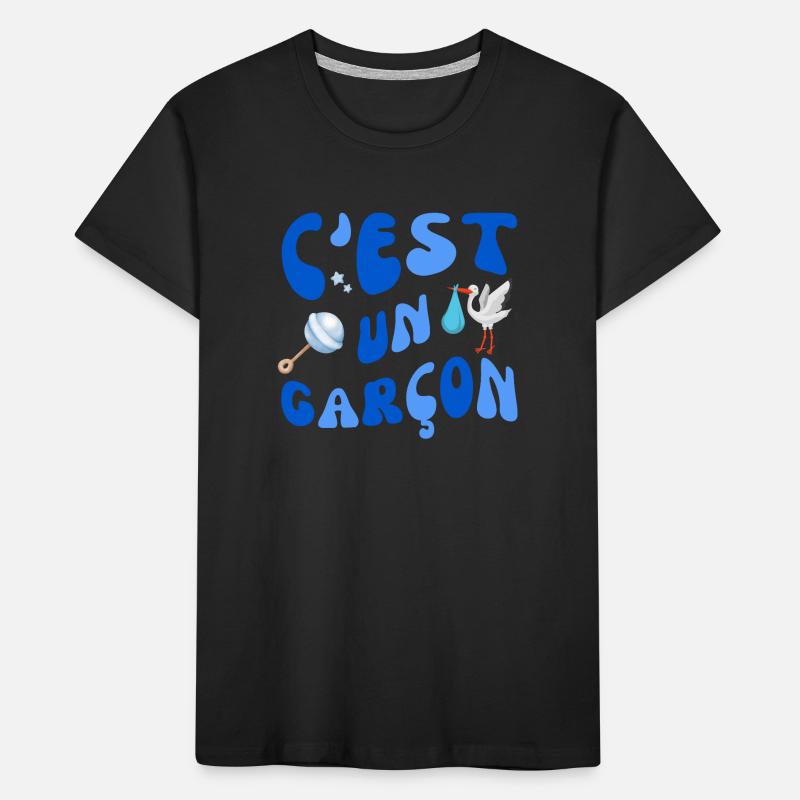 C'est un garçon grossesse enceinte bébé T-shirt bio Premium Enfant