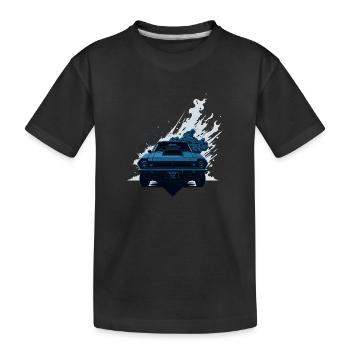 Grafitti auto - T-shirt bio Premium Enfant - noir - Devant