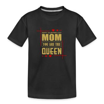Valentins Day - Kinder Premium Bio T-Shirt - Schwarz - Vorne