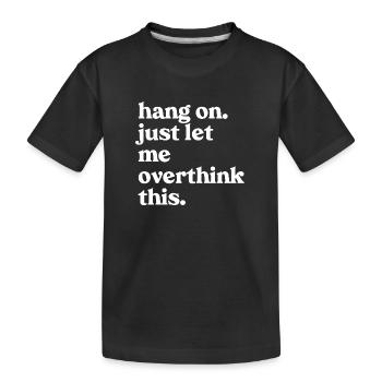 ADHD - Kids' Premium Organic T-Shirt - black - Front