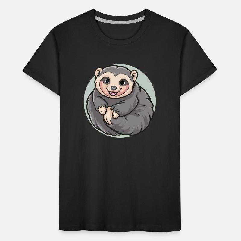 Langsame Loris Kinder Premium Bio T-Shirt