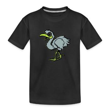 Strauss Bande dessinée - T-shirt bio Premium Enfant - noir - Devant