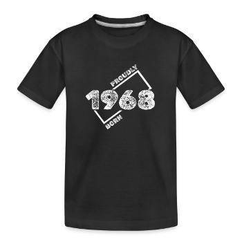 Idée cadeau 1968 - T-shirt bio Premium Enfant - noir - Devant