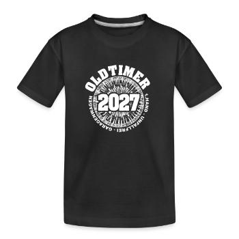 Voitures classiques 2027 - T-shirt bio Premium Enfant - noir - Devant