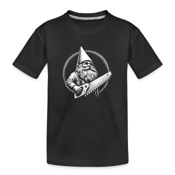 Lumberjack - Kids' Premium Organic T-Shirt - black - Front