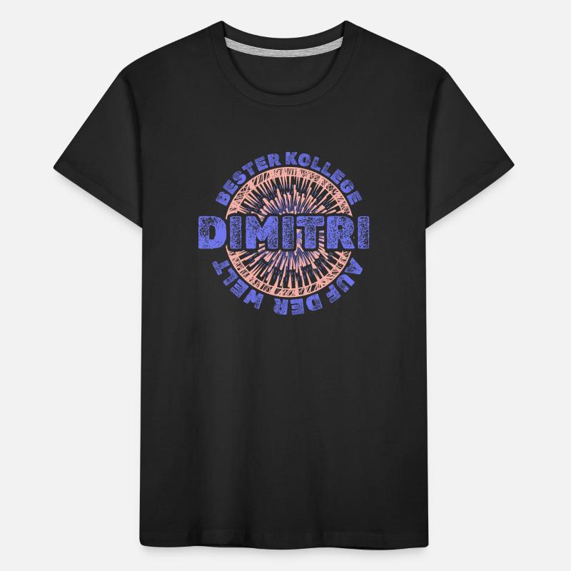 First name Dimitri Kids' Premium Organic T-Shirt