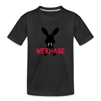 Return of the werhase - Kinder Premium Bio T-Shirt - Schwarz - Vorne