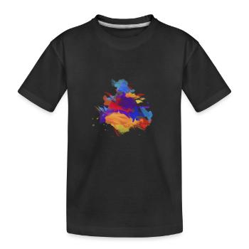 hipster - Kinder Premium Bio T-Shirt - Schwarz - Vorne